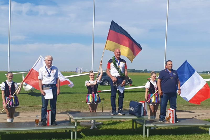 Europameisterschaft 2023 Leszno, Polen: Markus Frank mit EB29R Europameister in der Offenen Klasse